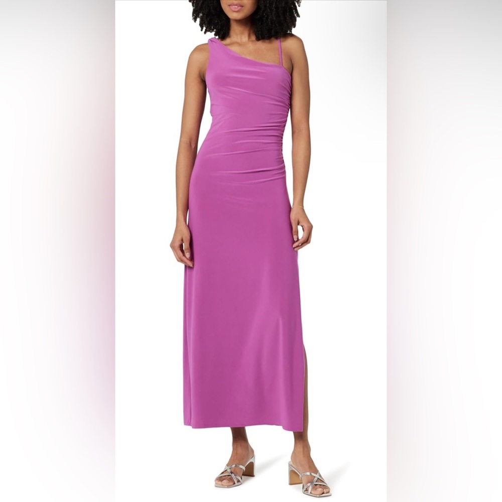 “Wild Purple” One Shoulder Sheath Cocktail Dress Spring and Summer Dress Size XL